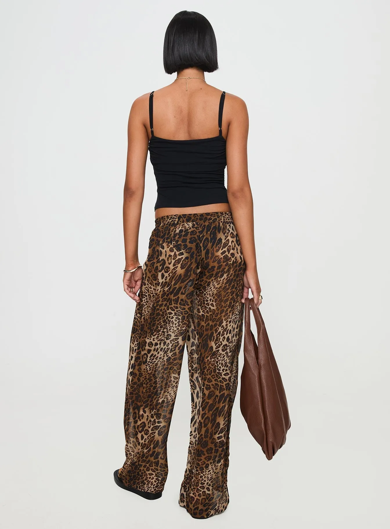 Fyre Wide Leg Pant Leopard sold by Princess Polly product image thumbnail 5