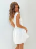 Kiser Mini Dress White sold by Princess Polly