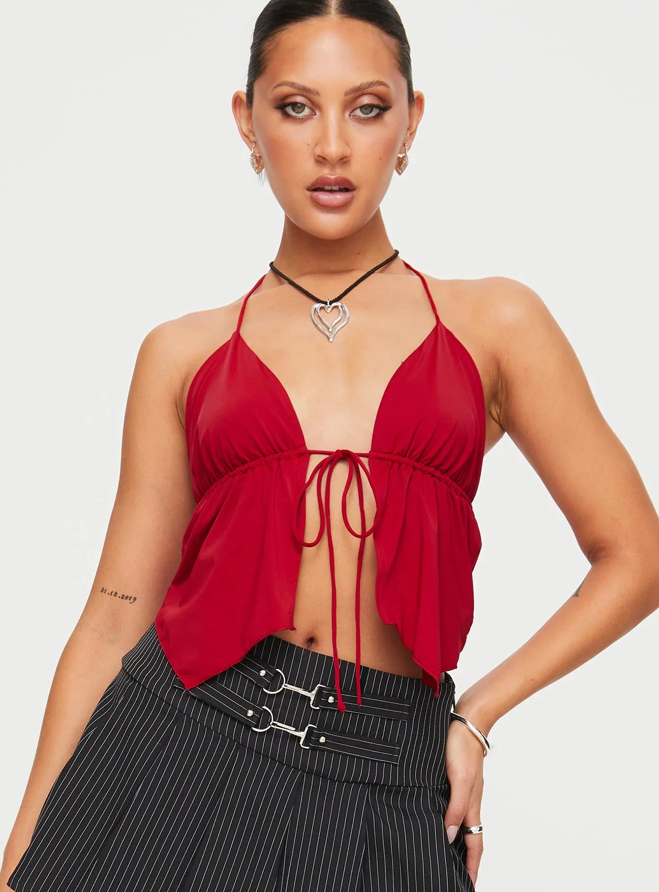 Ashie Top Red sold by Princess Polly product image thumbnail 2