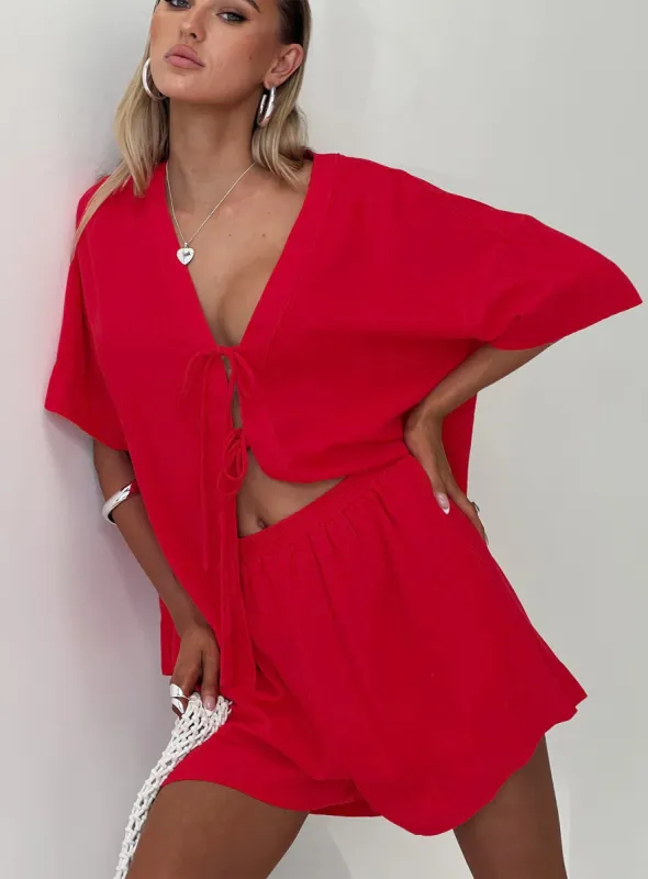 Illumine Set Red sold by Princess Polly