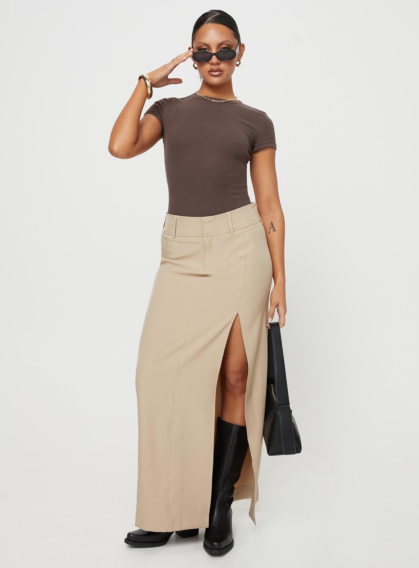 Harlea Bodysuit Brown sold by Princess Polly product image thumbnail 3