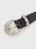 Bryer Belt Black / Silver sold by Princess Polly