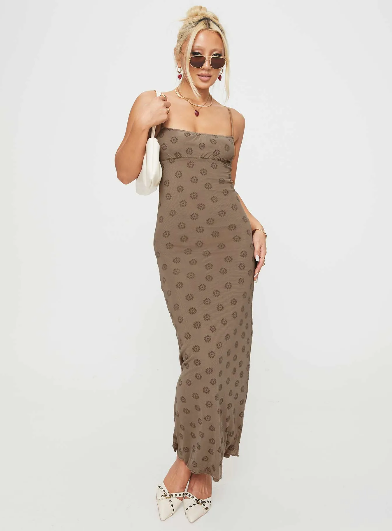 Darsih Maxi Dress Light Brown sold by Princess Polly product image thumbnail 2