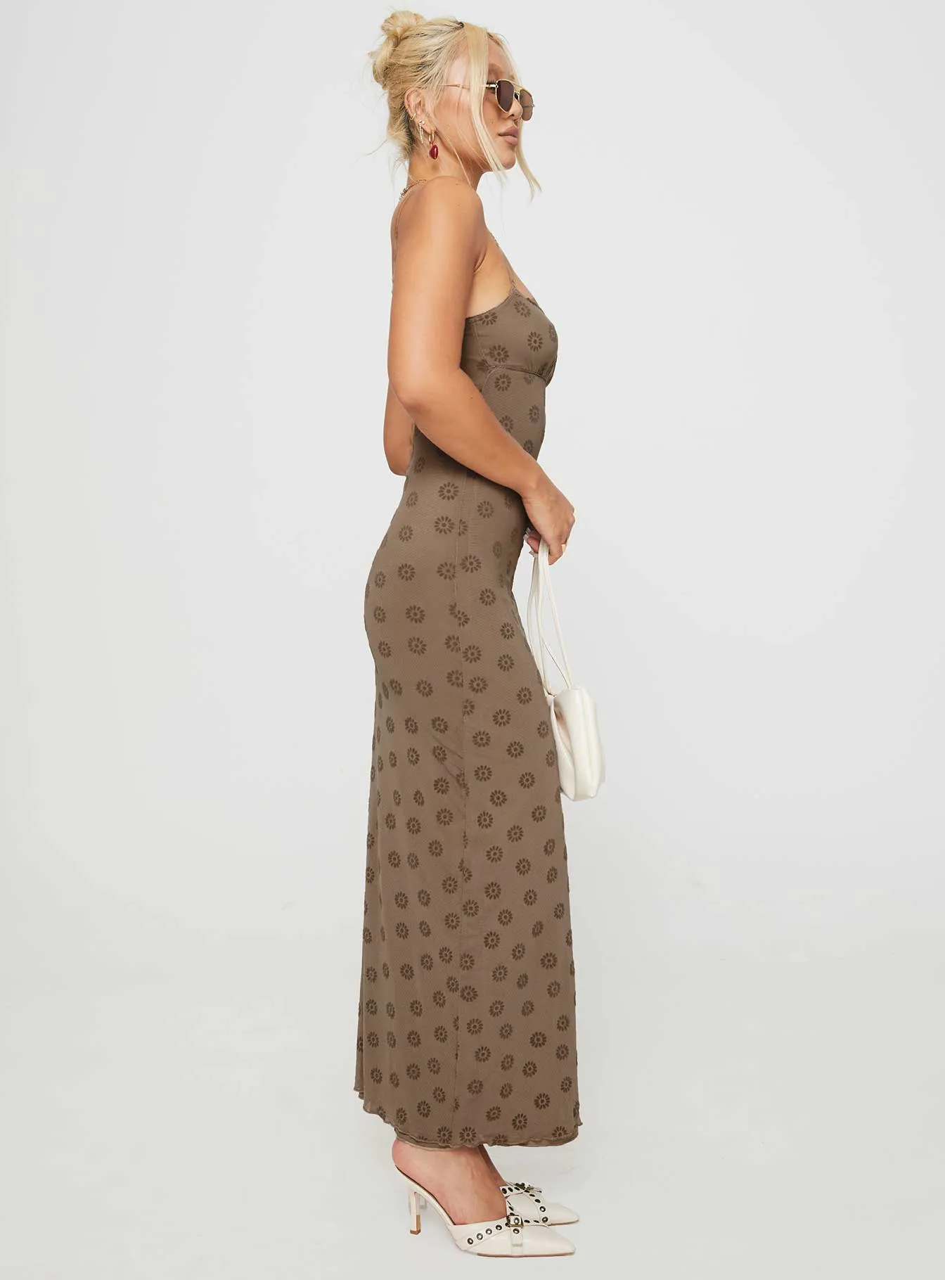 Darsih Maxi Dress Light Brown sold by Princess Polly product image thumbnail 4