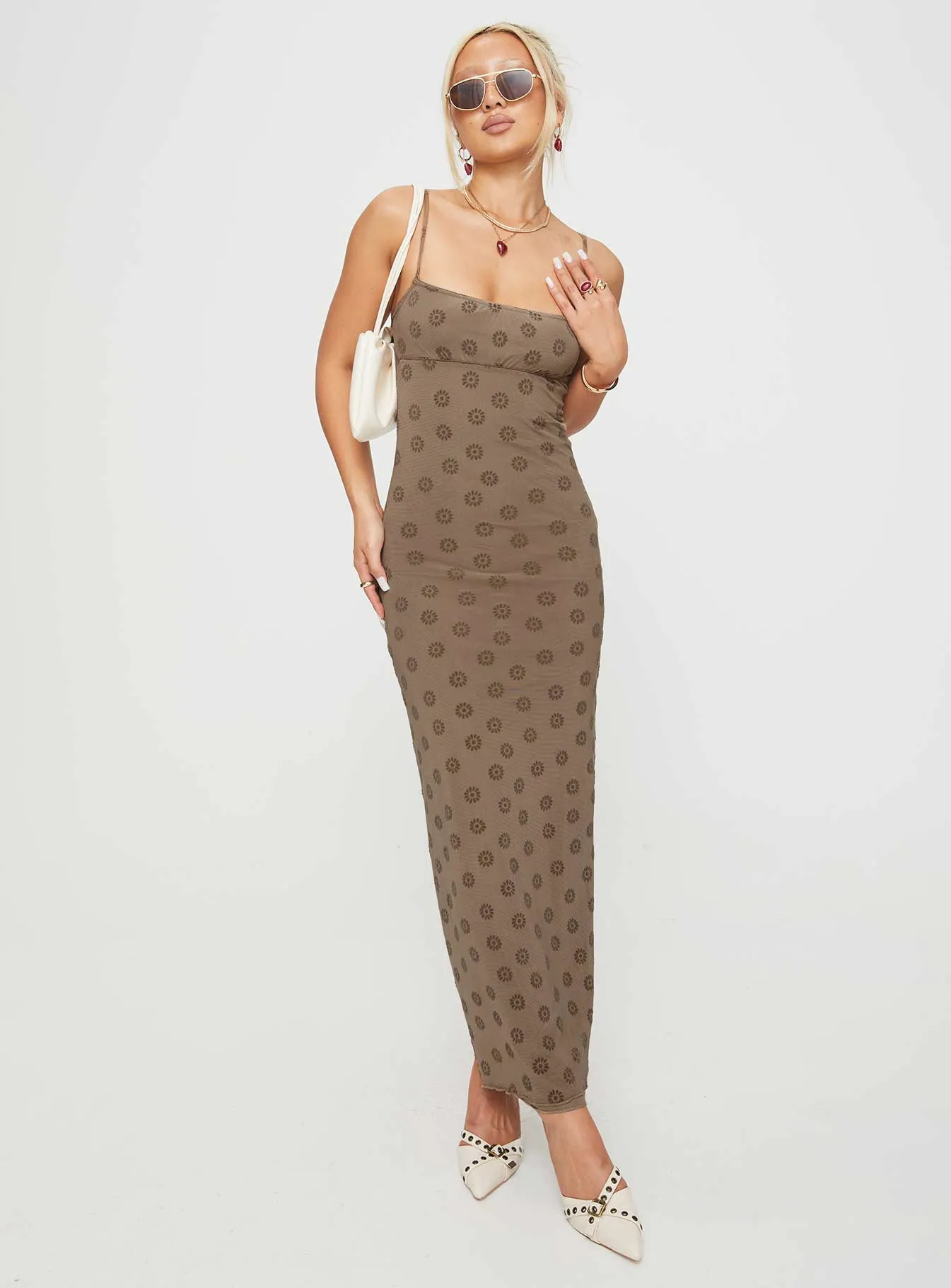 Darsih Maxi Dress Light Brown sold by Princess Polly product image thumbnail 3