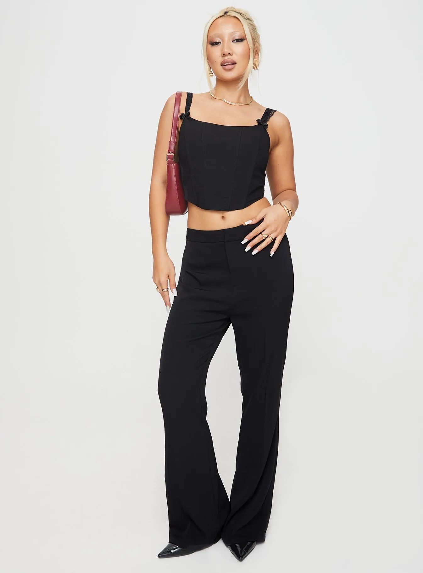 Thaxten Top Black sold by Princess Polly product image thumbnail 2