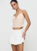 Dear London Bubble Hem Mini Skirt White sold by Princess Polly