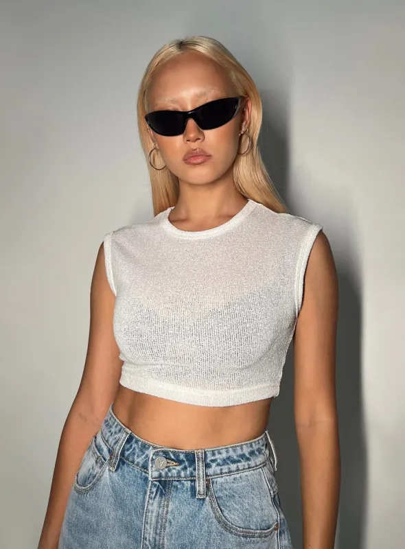 Hardie Top White sold by Princess Polly