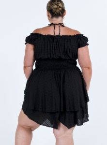 The Love Galore Romper Black Curve sold by Princess Polly