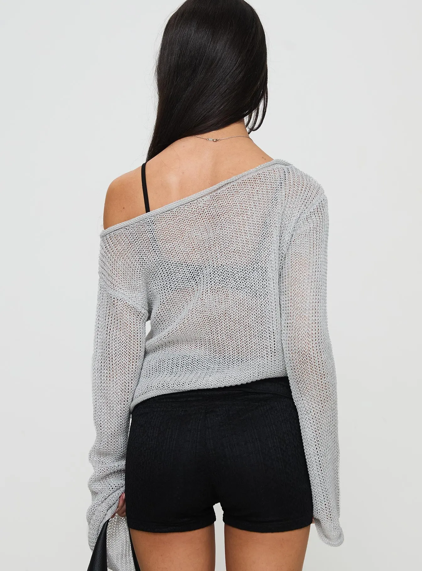 Cafe Pari Sweater Grey sold by Princess Polly product image thumbnail 4