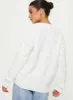 Pierce Pointelle Sweater Cream sold by Princess Polly