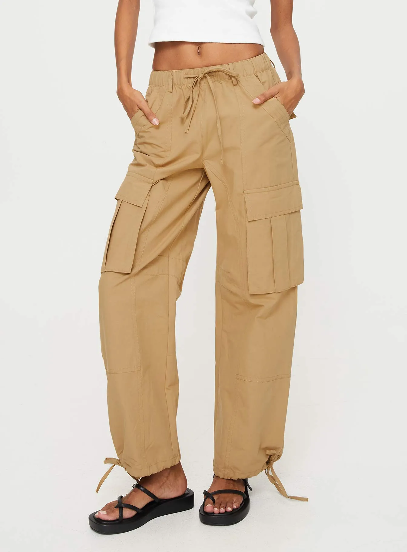 Bilbury Cargo Pants Caramel sold by Princess Polly product image thumbnail 2