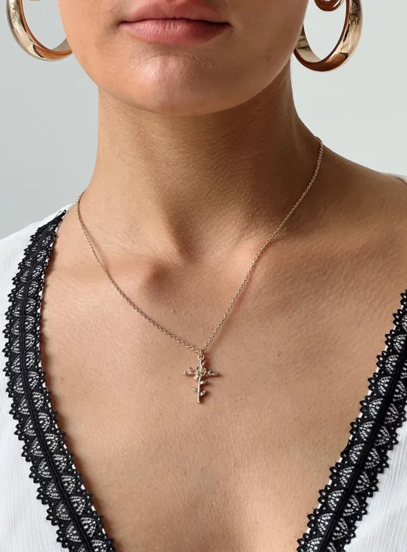 Jalis Necklace Gold sold by Princess Polly