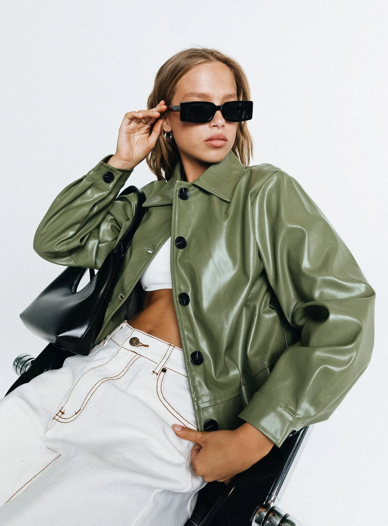 Hambleton Jacket Green sold by Princess Polly