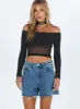 Laurena Dark Denim Shorts Tall sold by Princess Polly