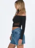 Laurena Dark Denim Shorts Tall sold by Princess Polly