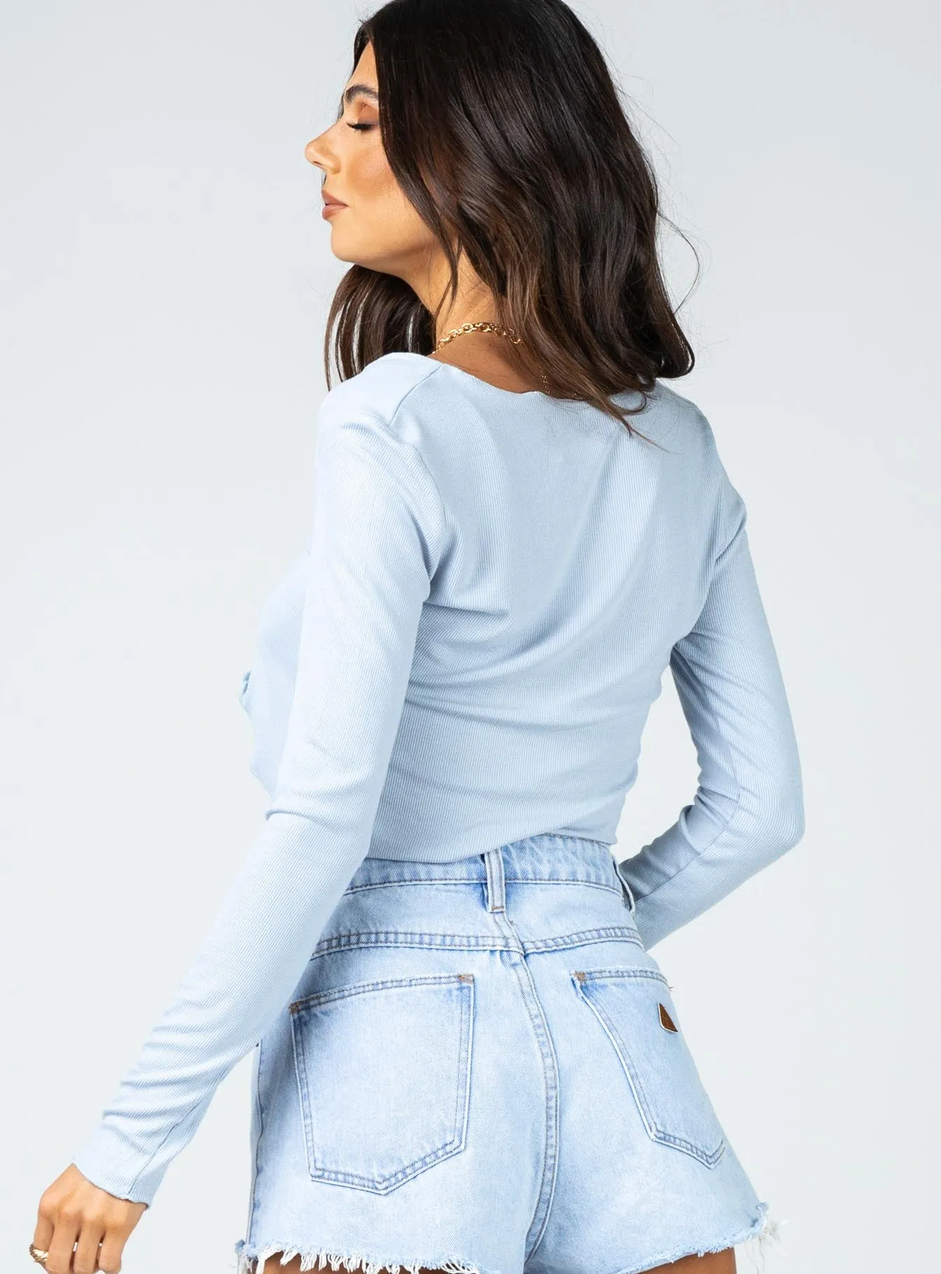 Sebaste Top Blue sold by Princess Polly product image thumbnail 4