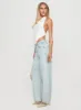 Brayden Low Rise Relaxed Jeans Light Acid Wash sold by Princess Polly