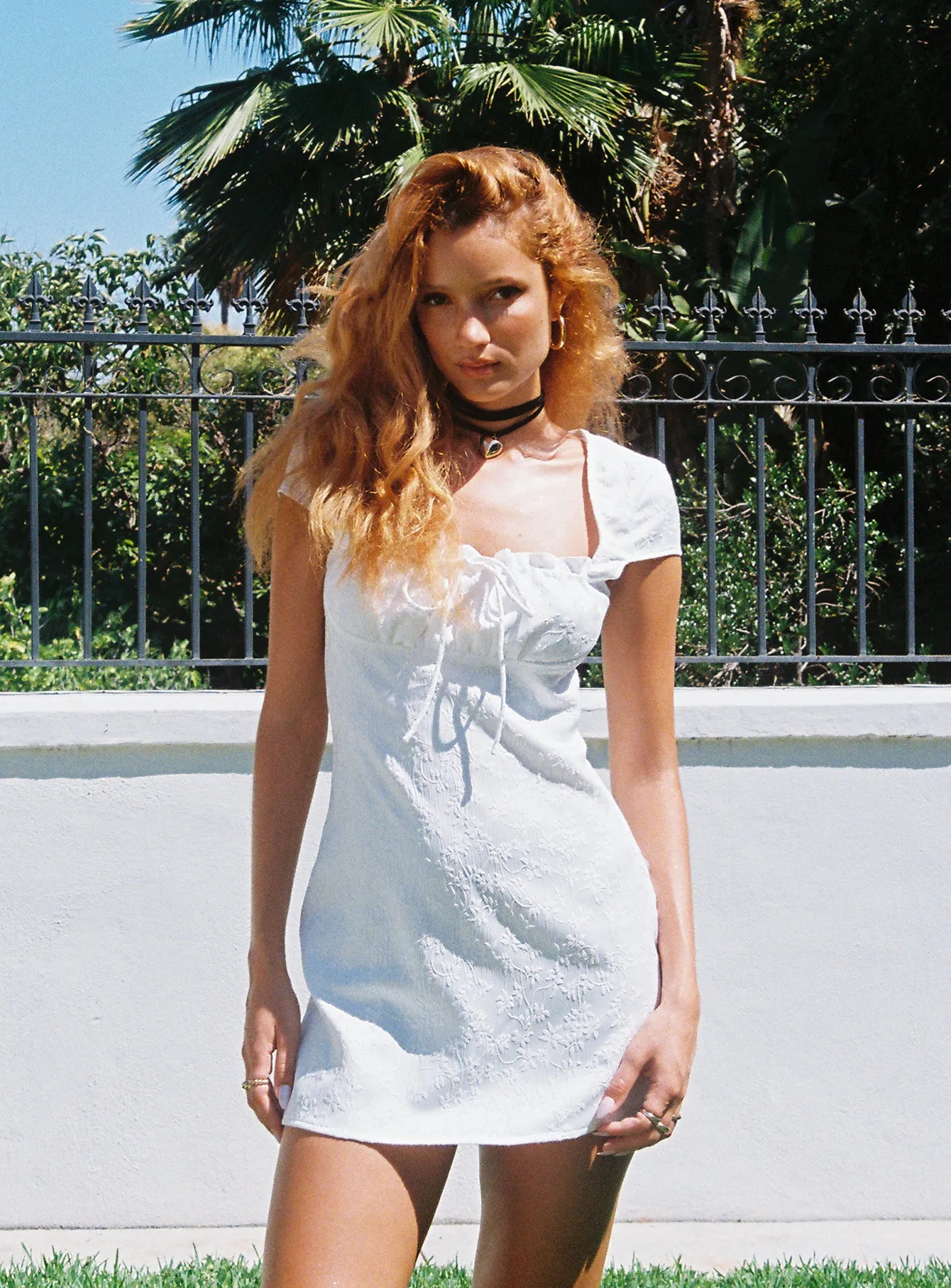 Andee Mini Dress White sold by Princess Polly product image thumbnail 2
