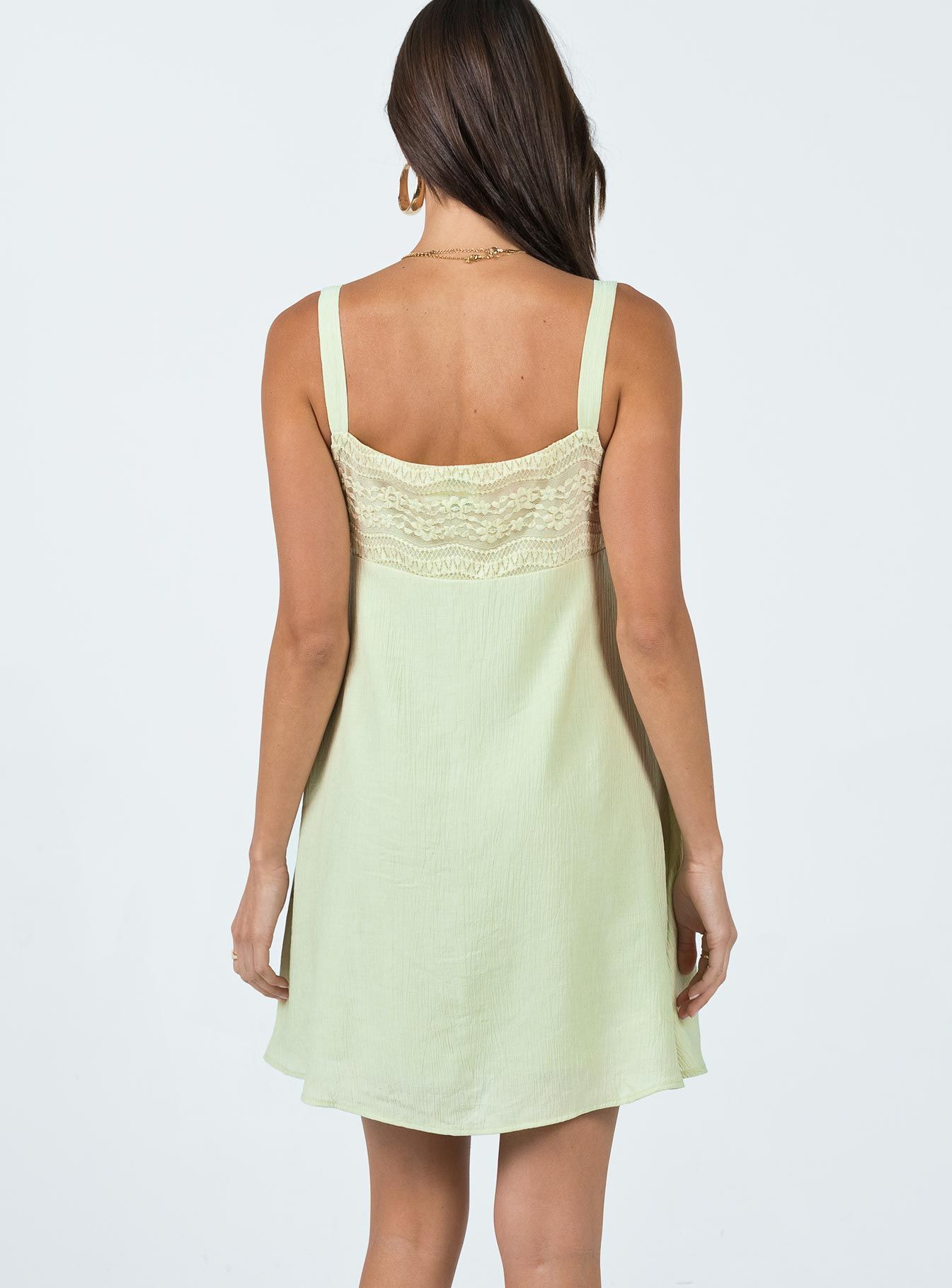 Laci Mini Dress Sage sold by Princess Polly product image thumbnail 5