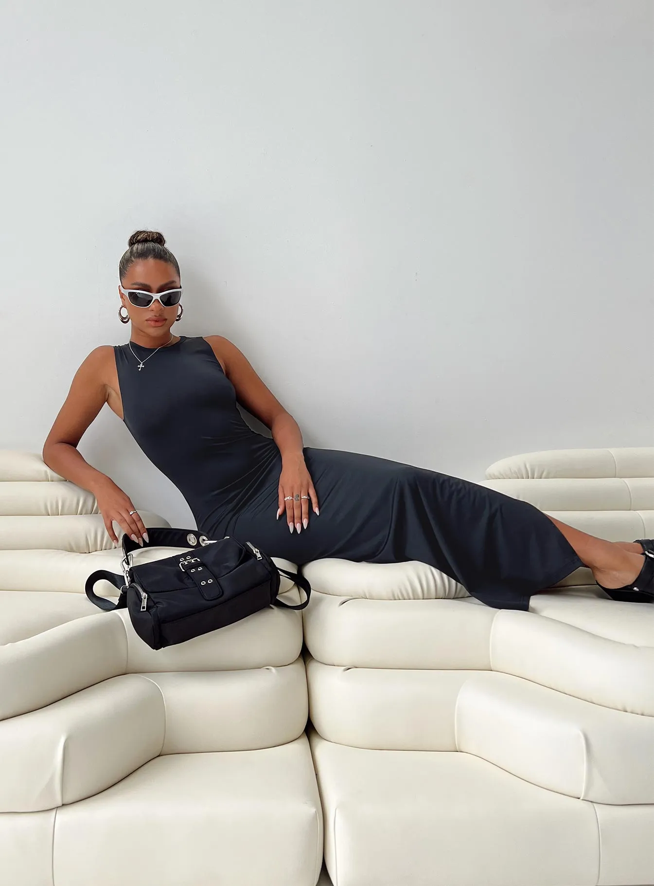 Bena Maxi Dress Black sold by Princess Polly