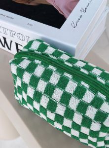 Zinny Cosmetics Case Green / White sold by Princess Polly