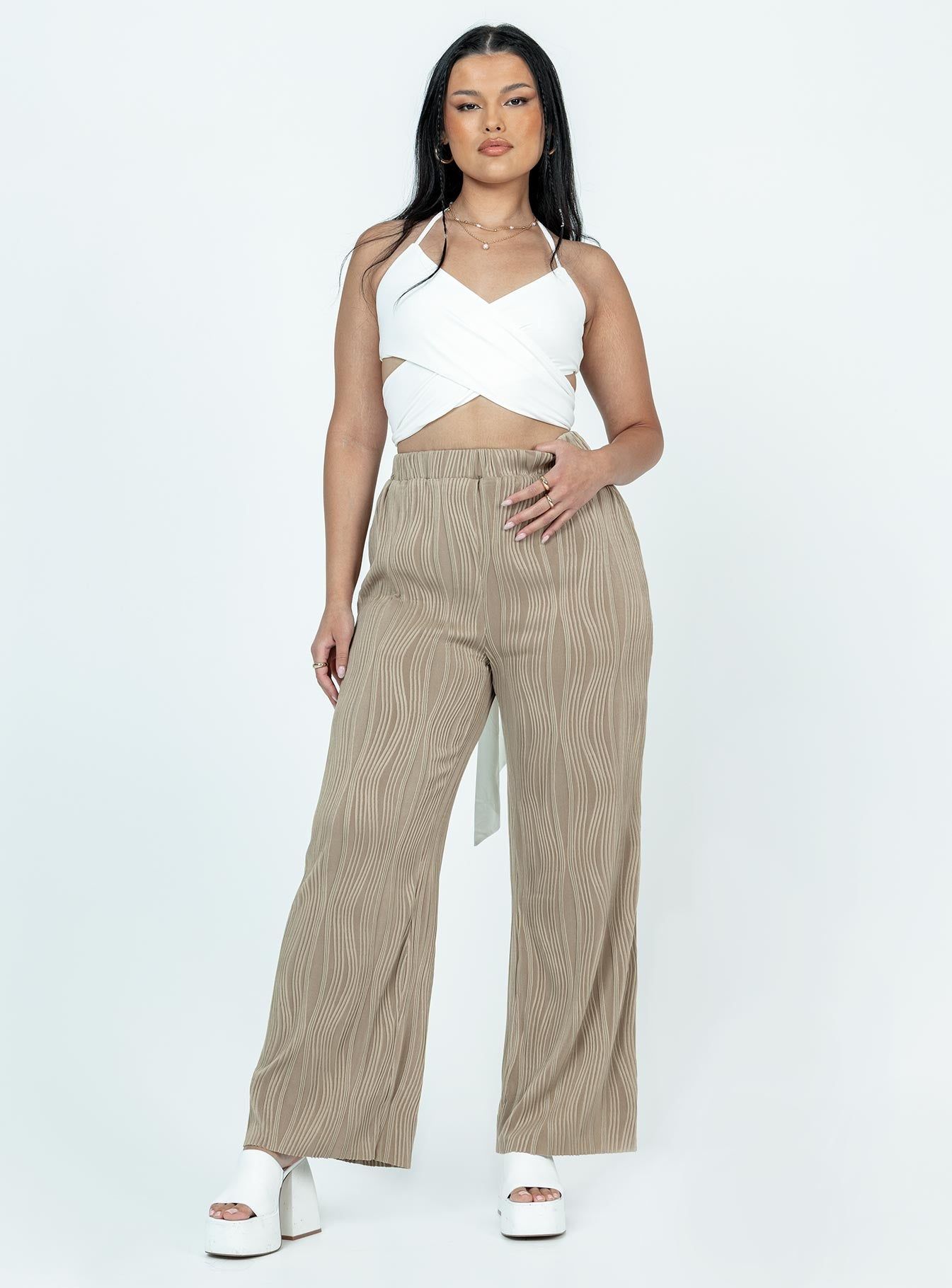 Bettina Pants Beige sold by Princess Polly product image thumbnail 3