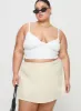 Gigi Skort Linen Cream Curve sold by Princess Polly