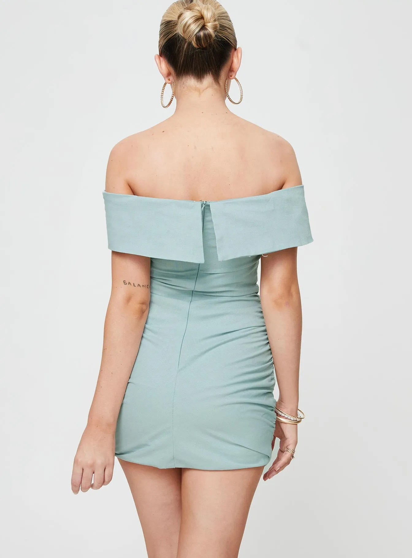 Marcia Mini Dress Blue sold by Princess Polly product image thumbnail 5