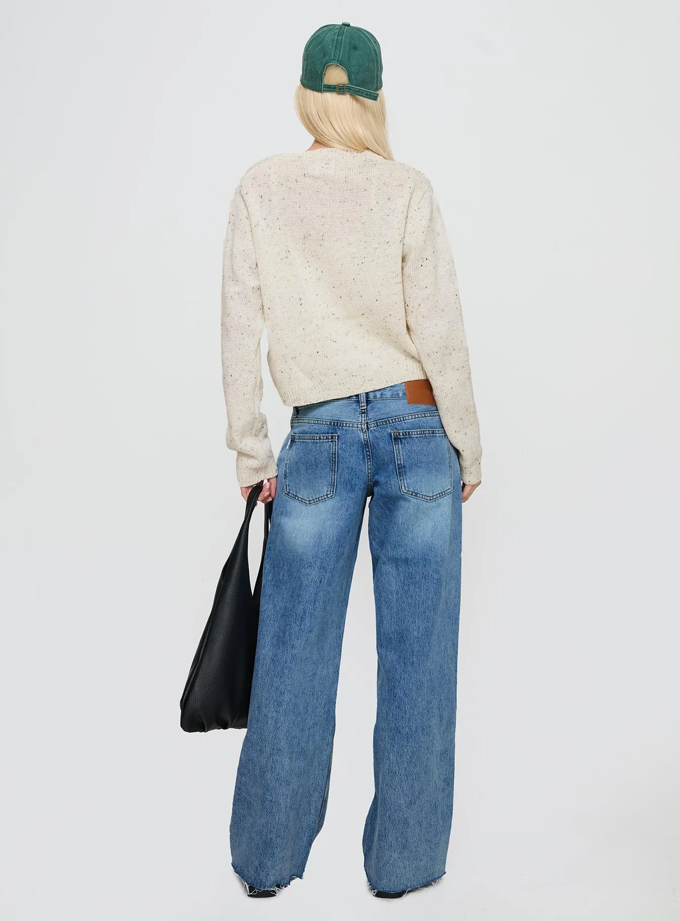 Sabryna Low Rise Straight Leg Jeans Blue sold by Princess Polly product image thumbnail 5