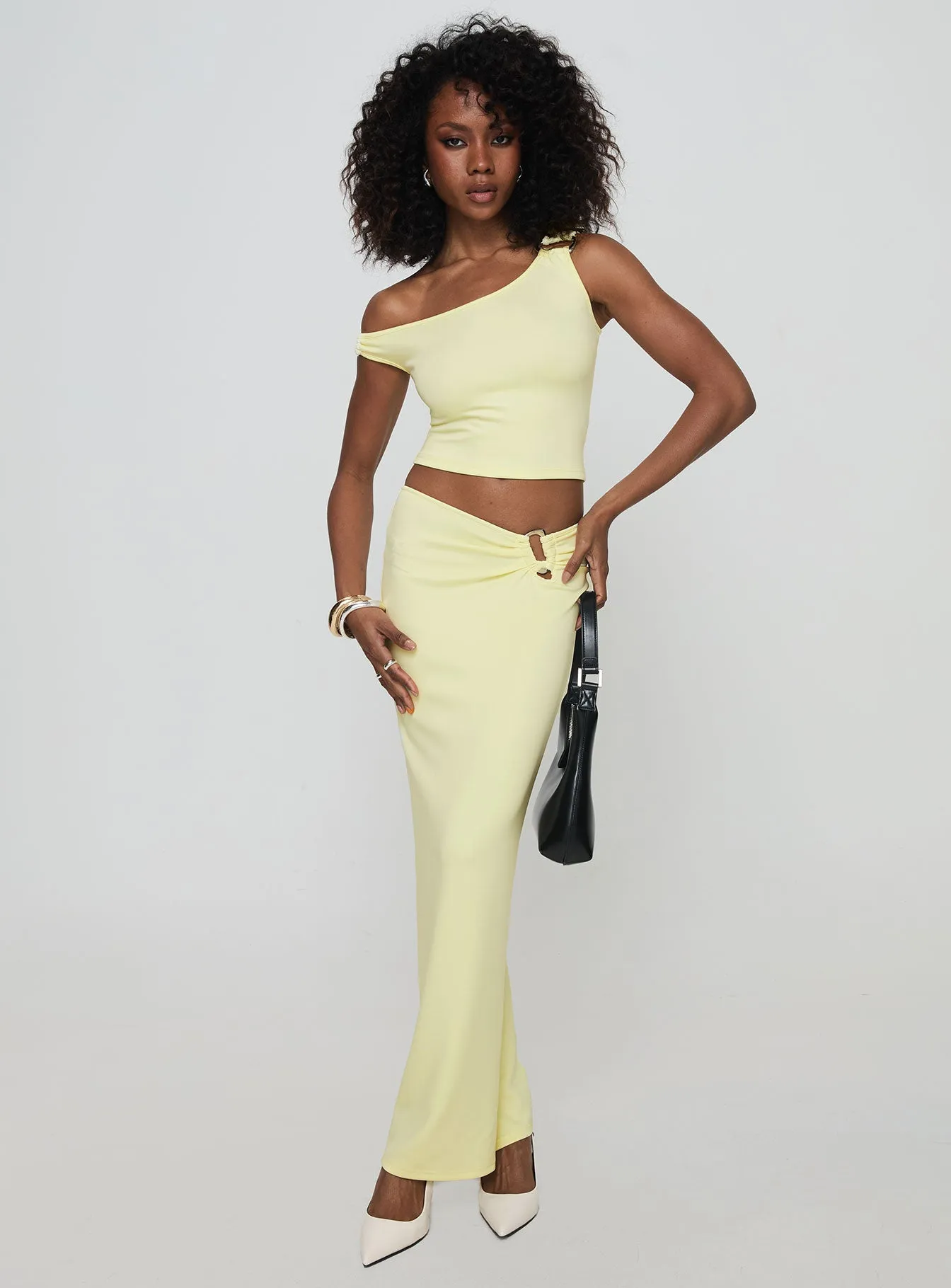 Whiley Maxi Skirt Cream sold by Princess Polly product image thumbnail 2