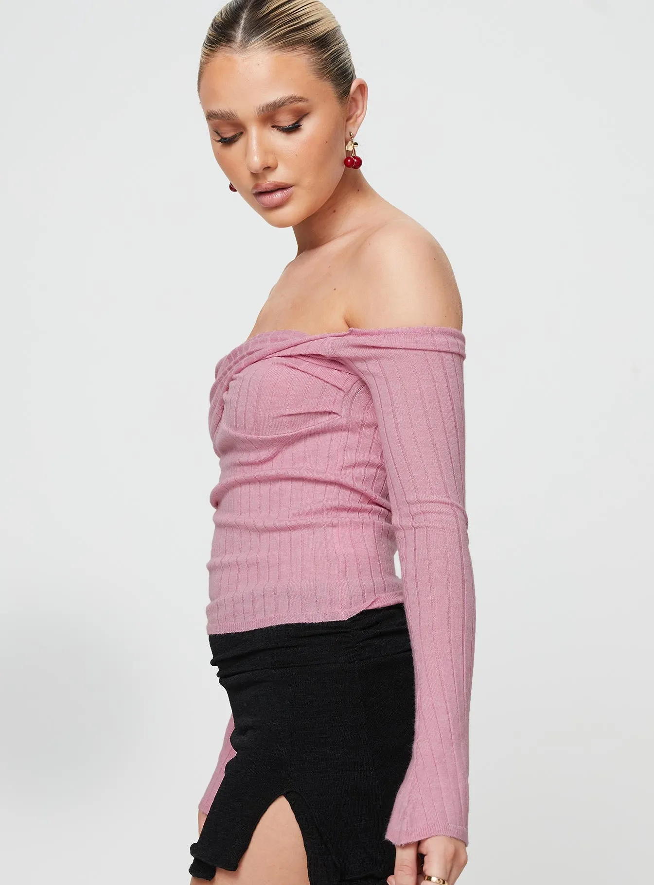 Adalia Long Sleeve Top Pink sold by Princess Polly product image thumbnail 4