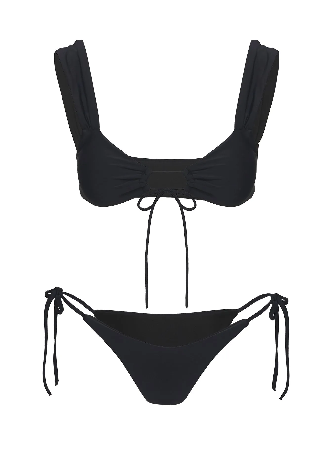 Missie Tie Side Bikini Bottom Black sold by Princess Polly product image thumbnail 5