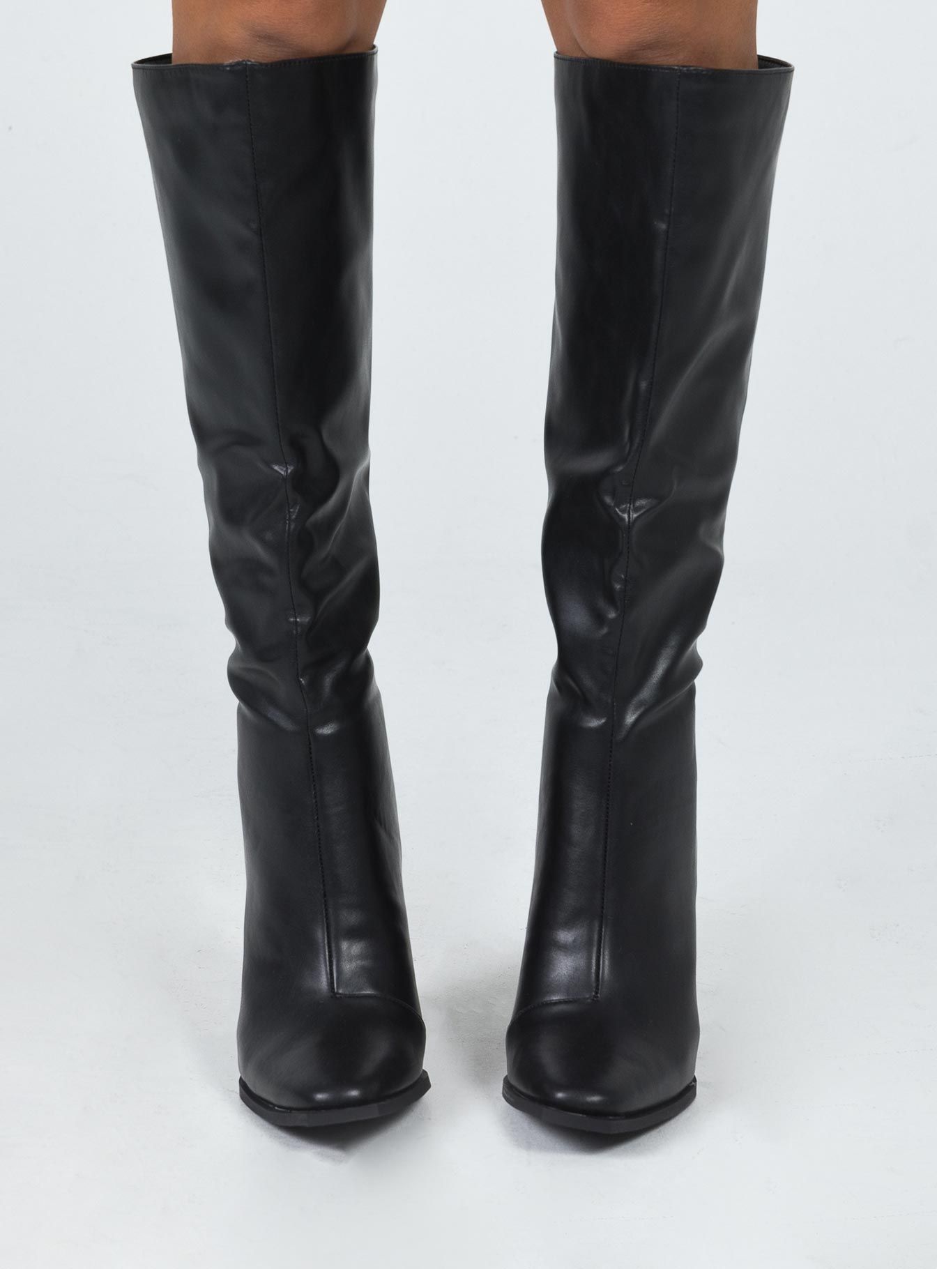 Keeley Boots Matte Black sold by Princess Polly product image thumbnail 2