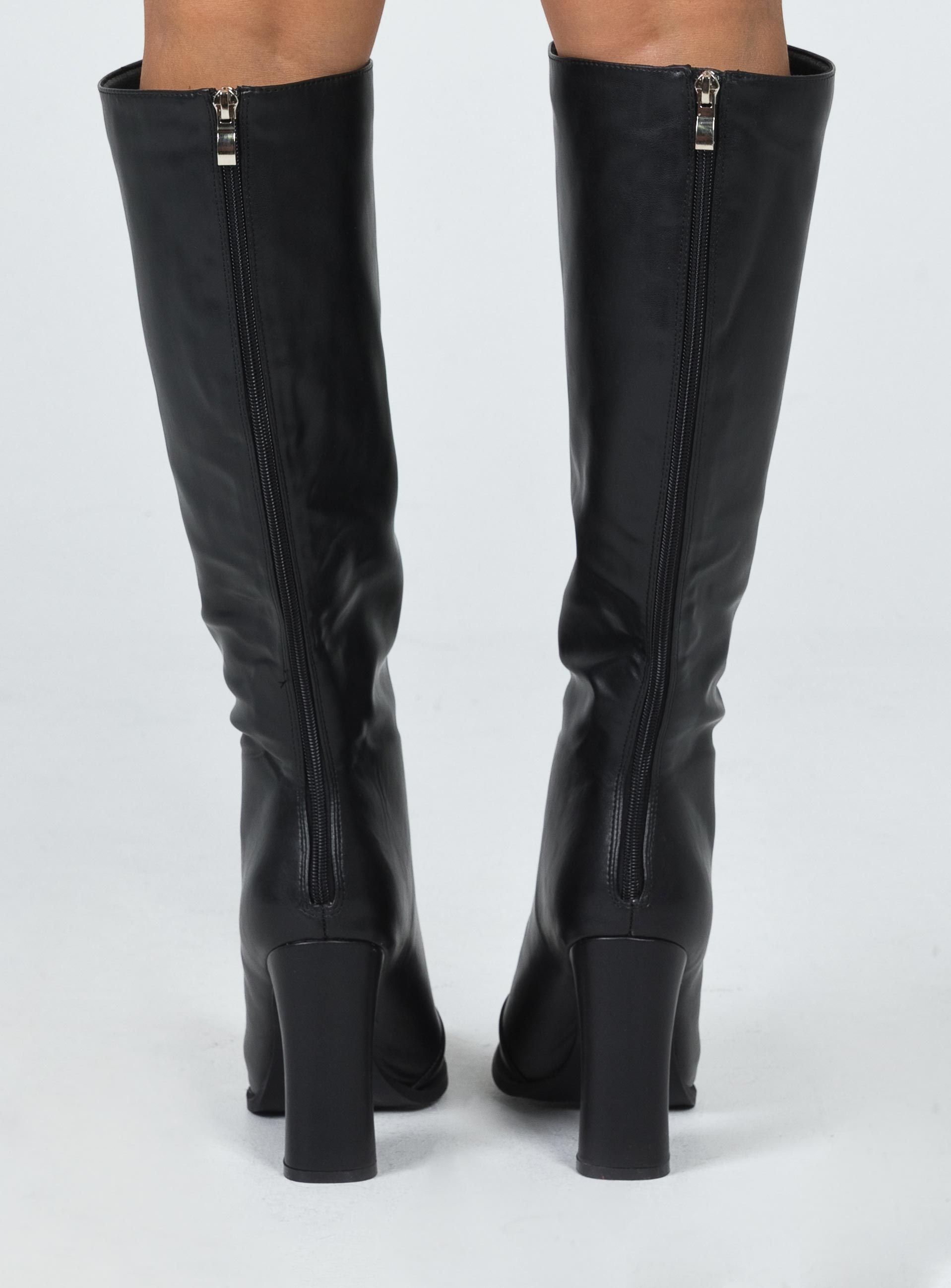 Keeley Boots Matte Black sold by Princess Polly product image thumbnail 4
