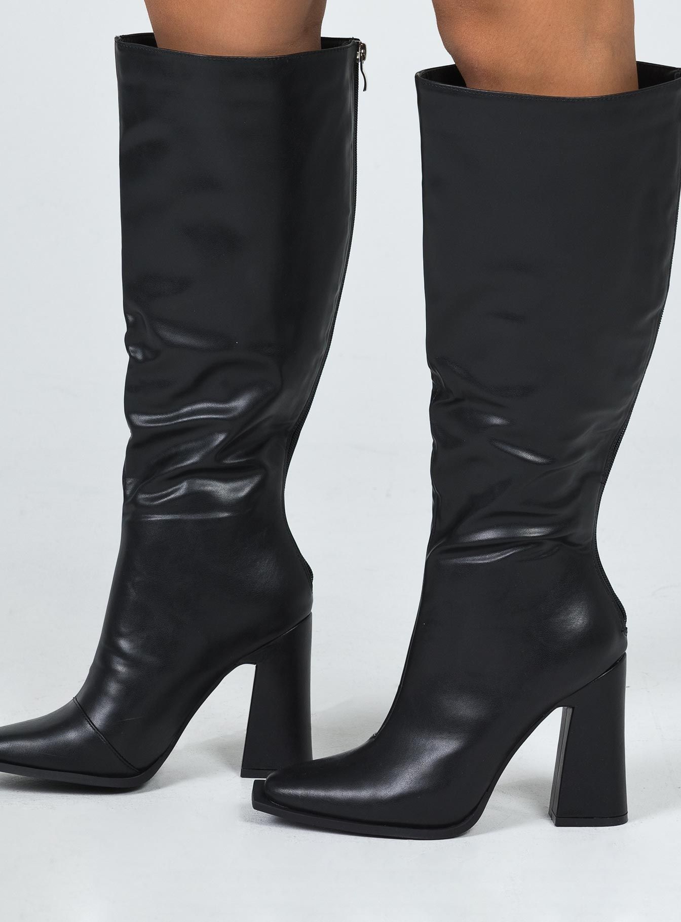 Keeley Boots Matte Black sold by Princess Polly product image thumbnail 3