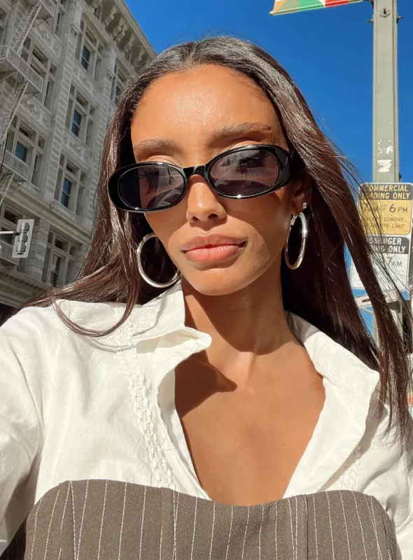 Starman Sunglasses Black made by Princess Polly