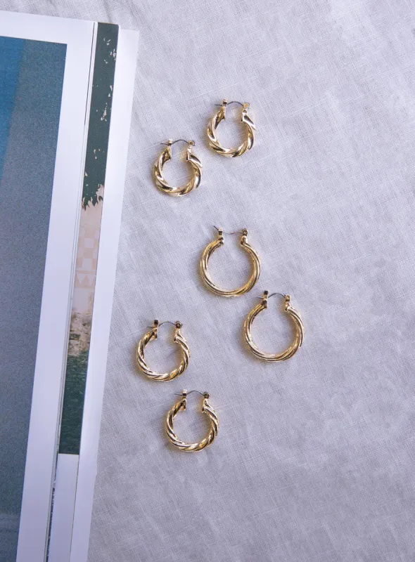 My Replica Hoop Pack Gold sold by Princess Polly