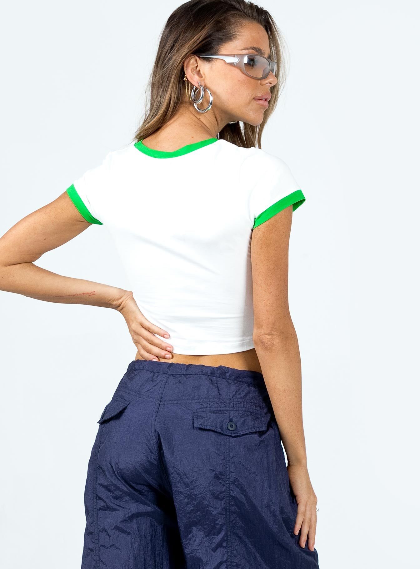 Sweet Oranges Ringer Tee White sold by Princess Polly product image thumbnail 5