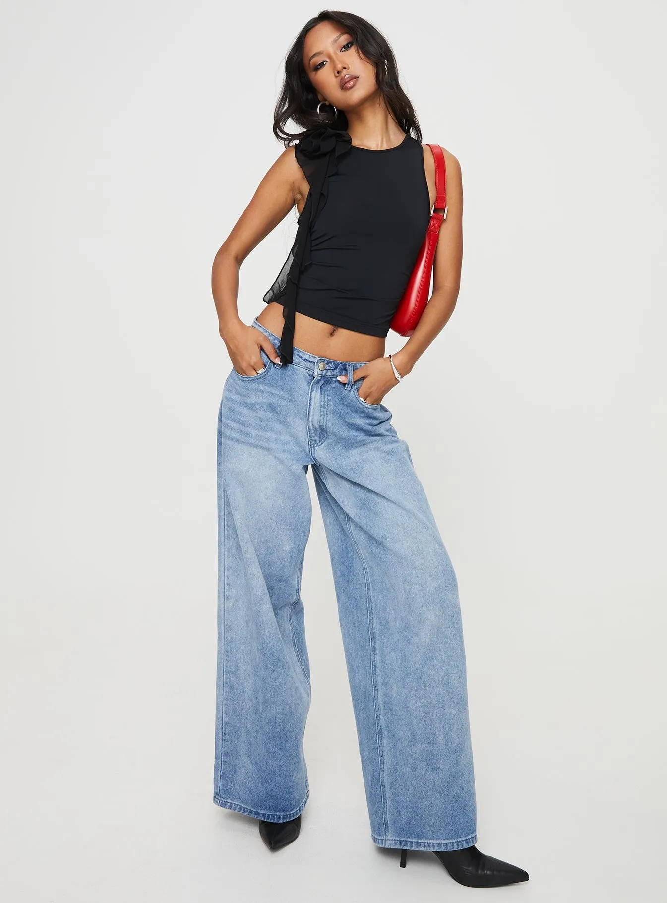 Lanco Rosetta Top Black sold by Princess Polly product image thumbnail 3