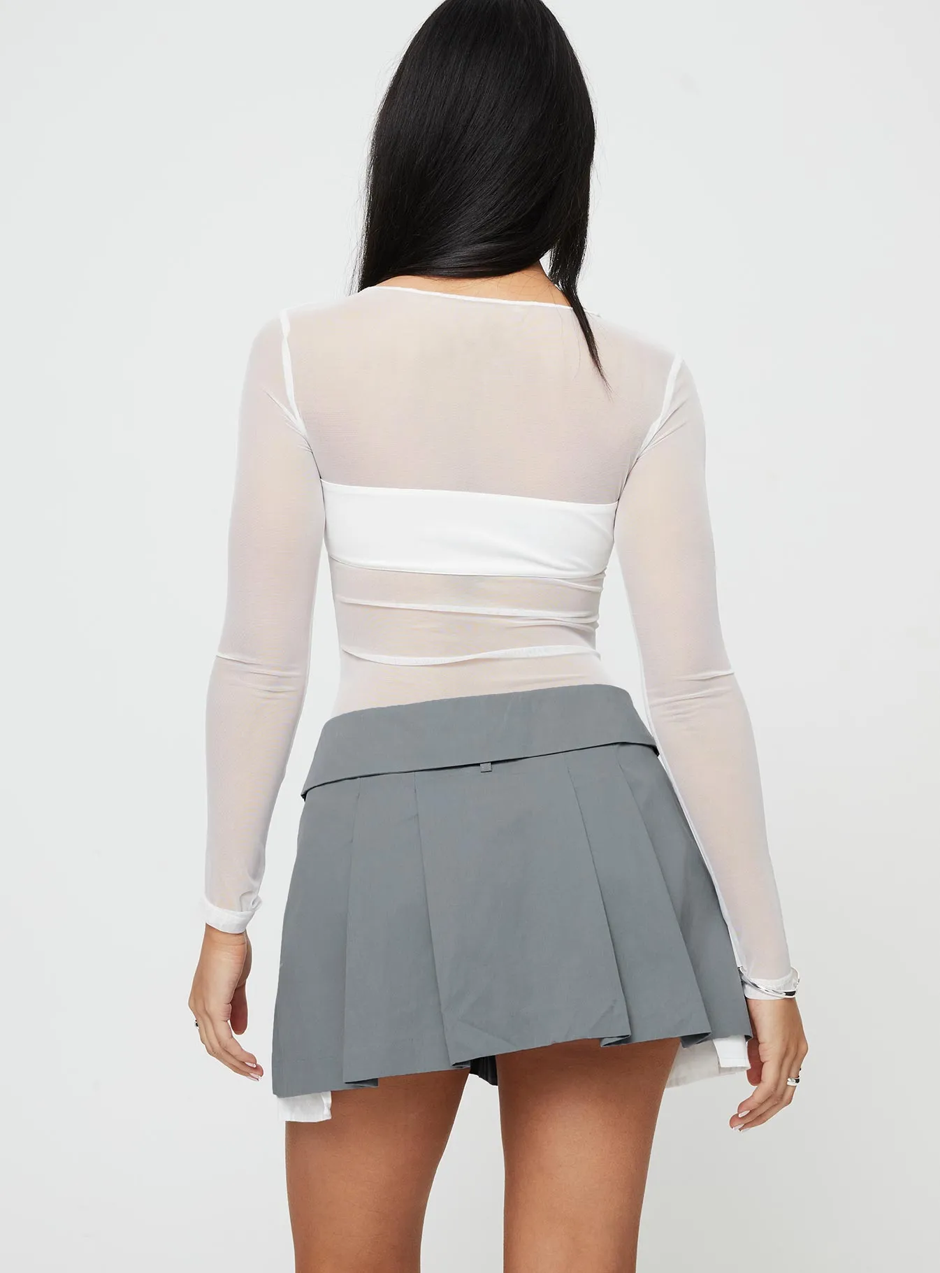 Utility Mini Skirt Slate sold by Princess Polly product image thumbnail 5