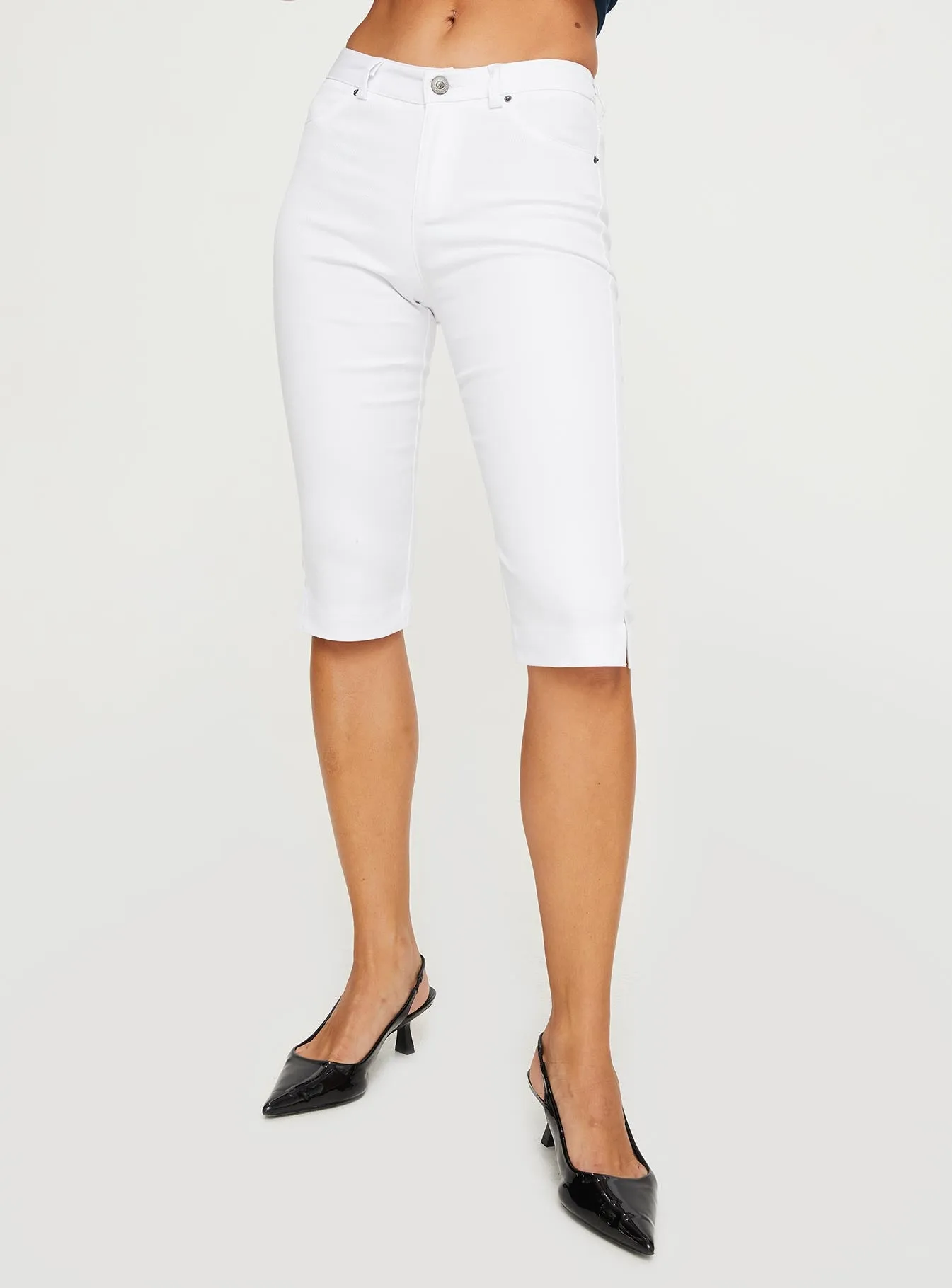 Meet Me Capri Pants White sold by Princess Polly product image thumbnail 2