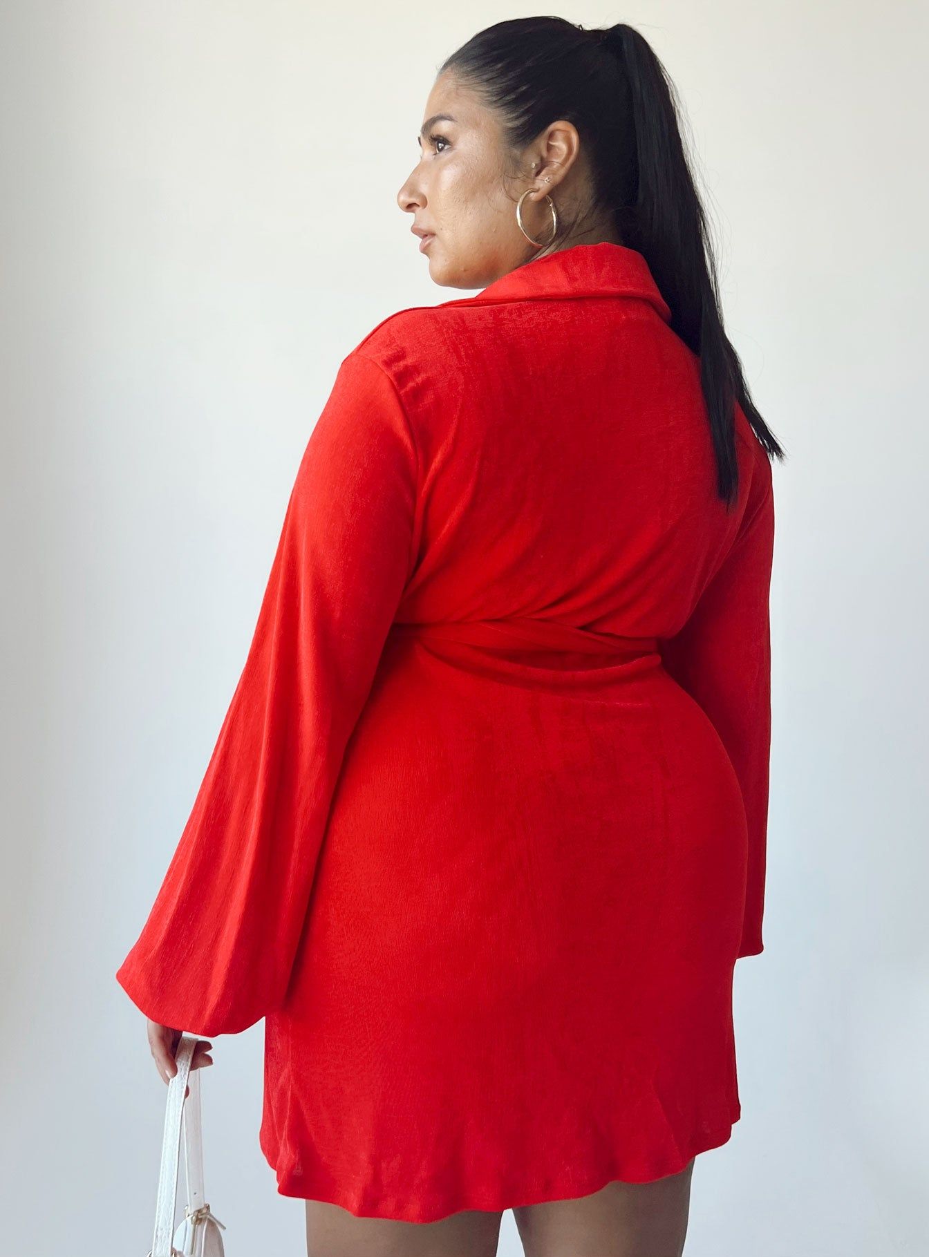 Party Time Mini Dress Red Curve sold by Princess Polly product image thumbnail 4