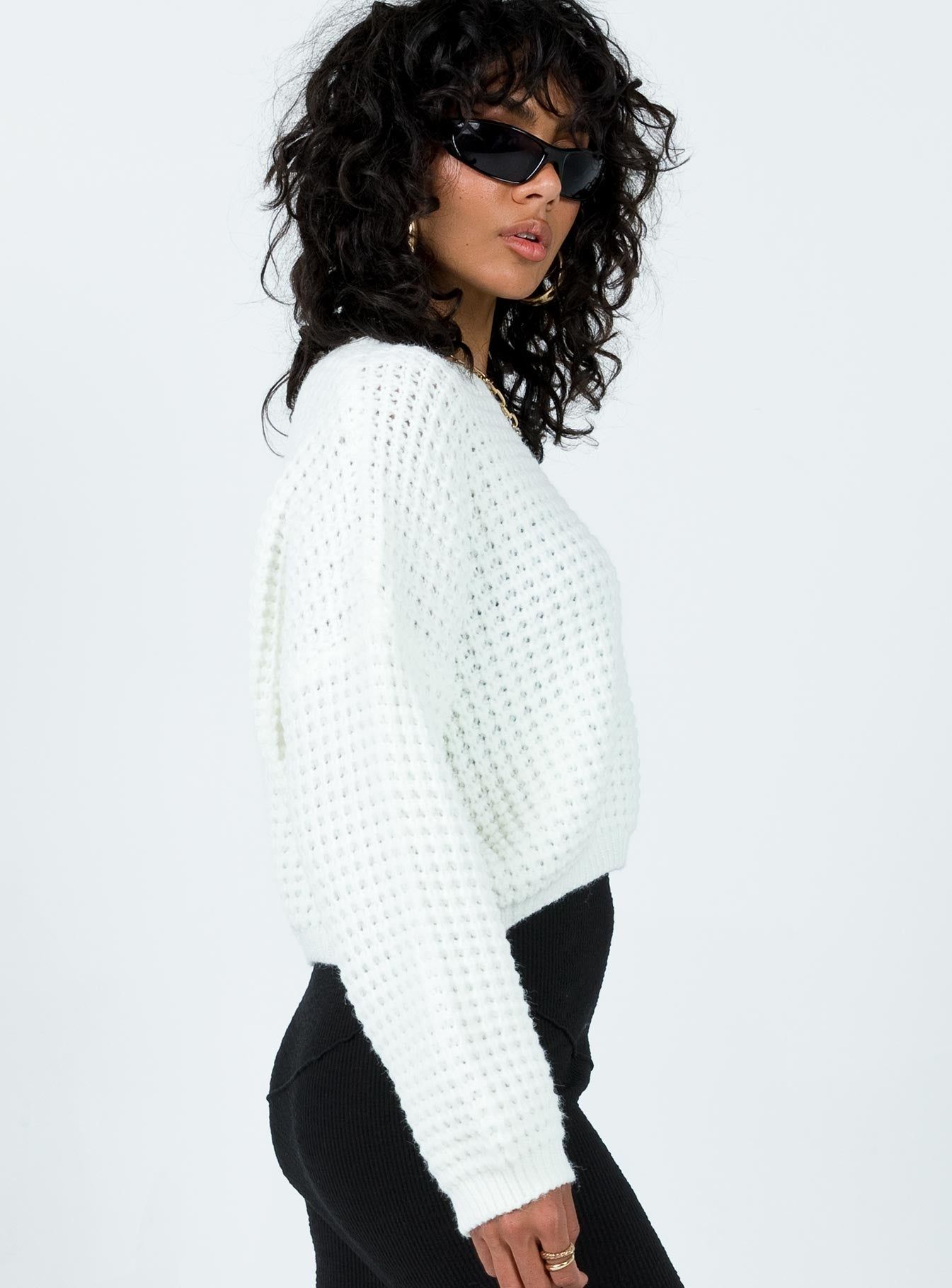 Calvary Sweater White sold by Princess Polly product image thumbnail 4