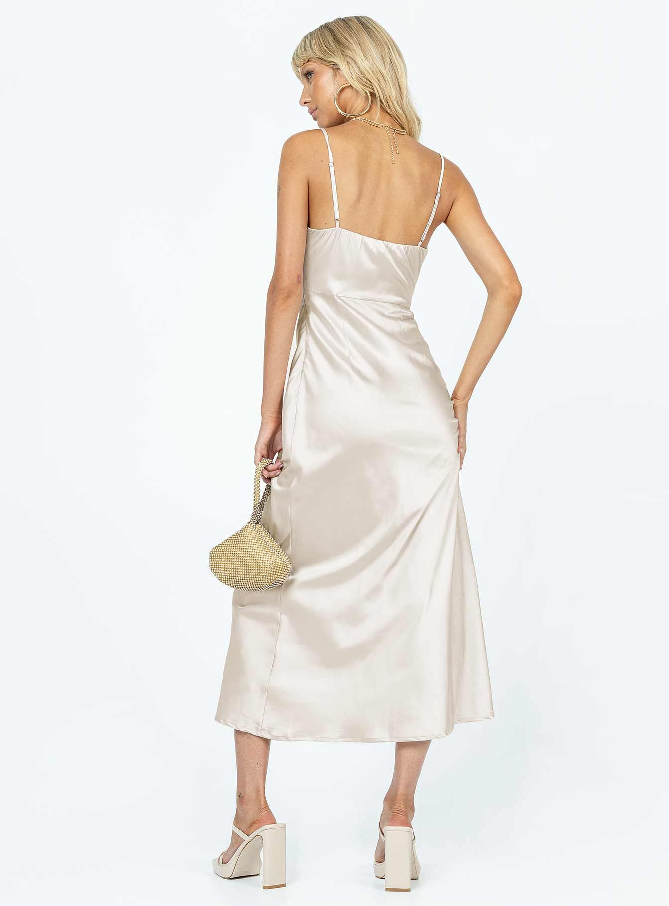 Perrie Midi Dress Cream sold by Princess Polly product image thumbnail 5