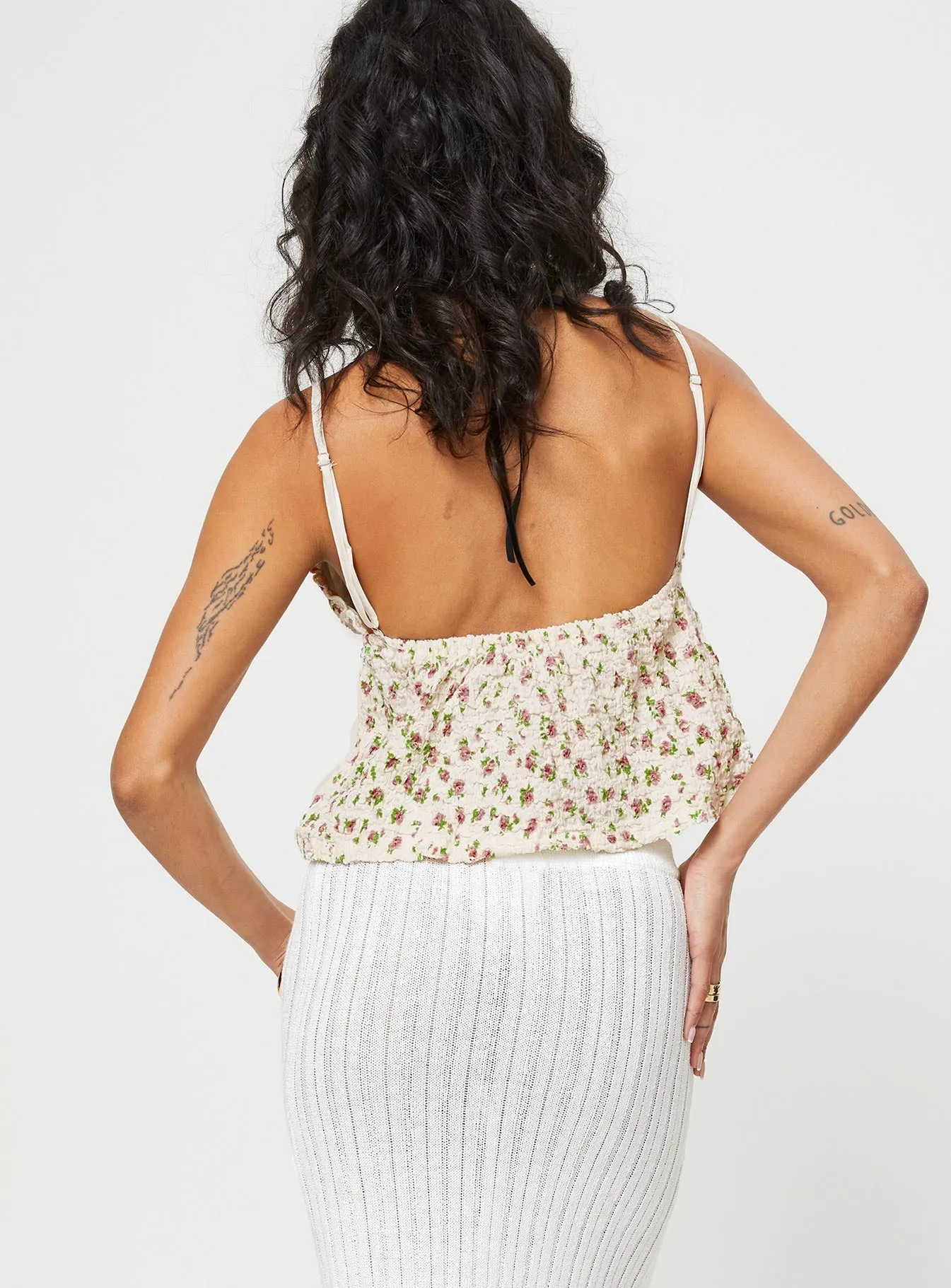 Kellan Top Cream Floral sold by Princess Polly product image thumbnail 5