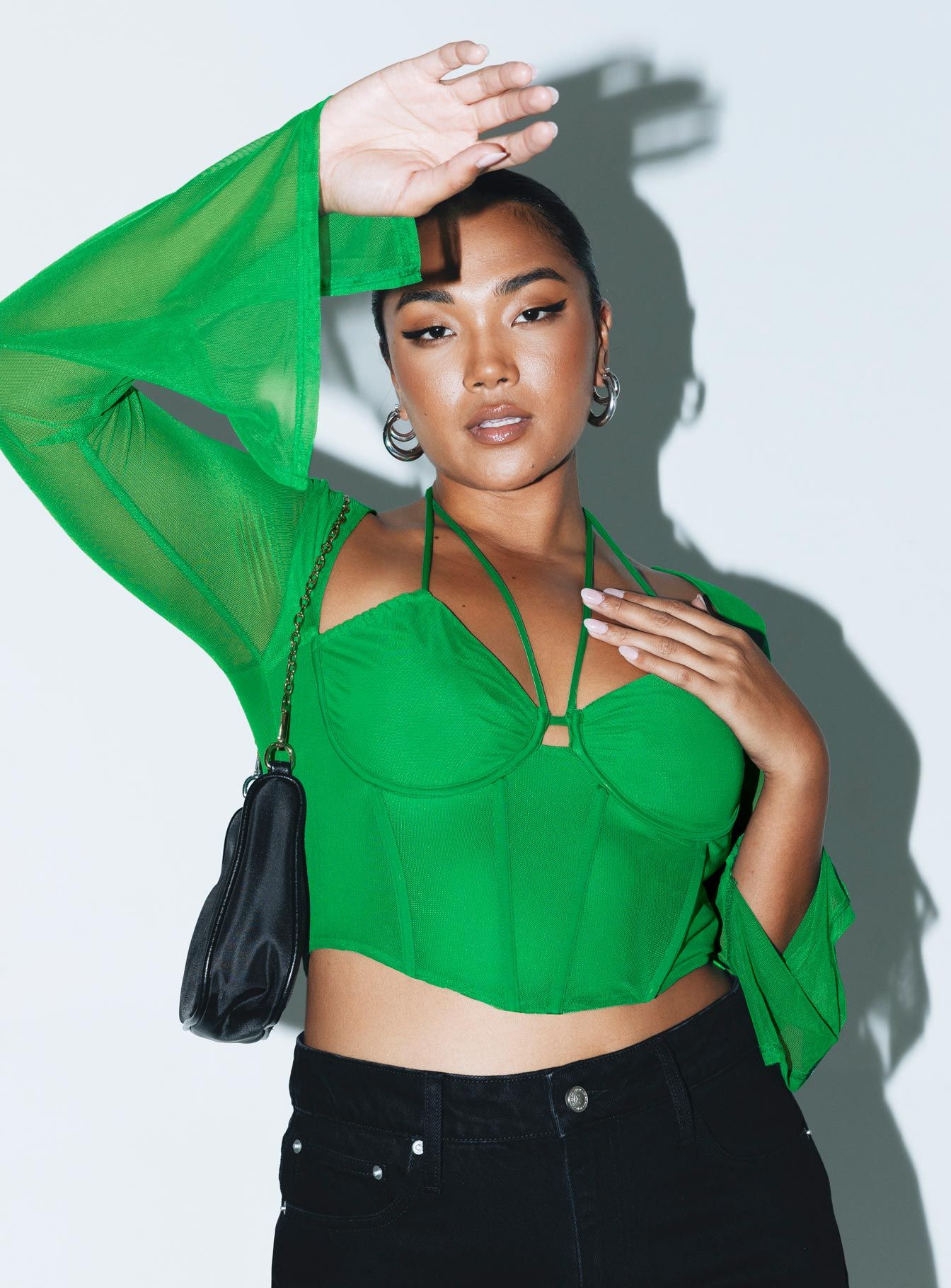 Stimpson Long Sleeve Top Green sold by Princess Polly