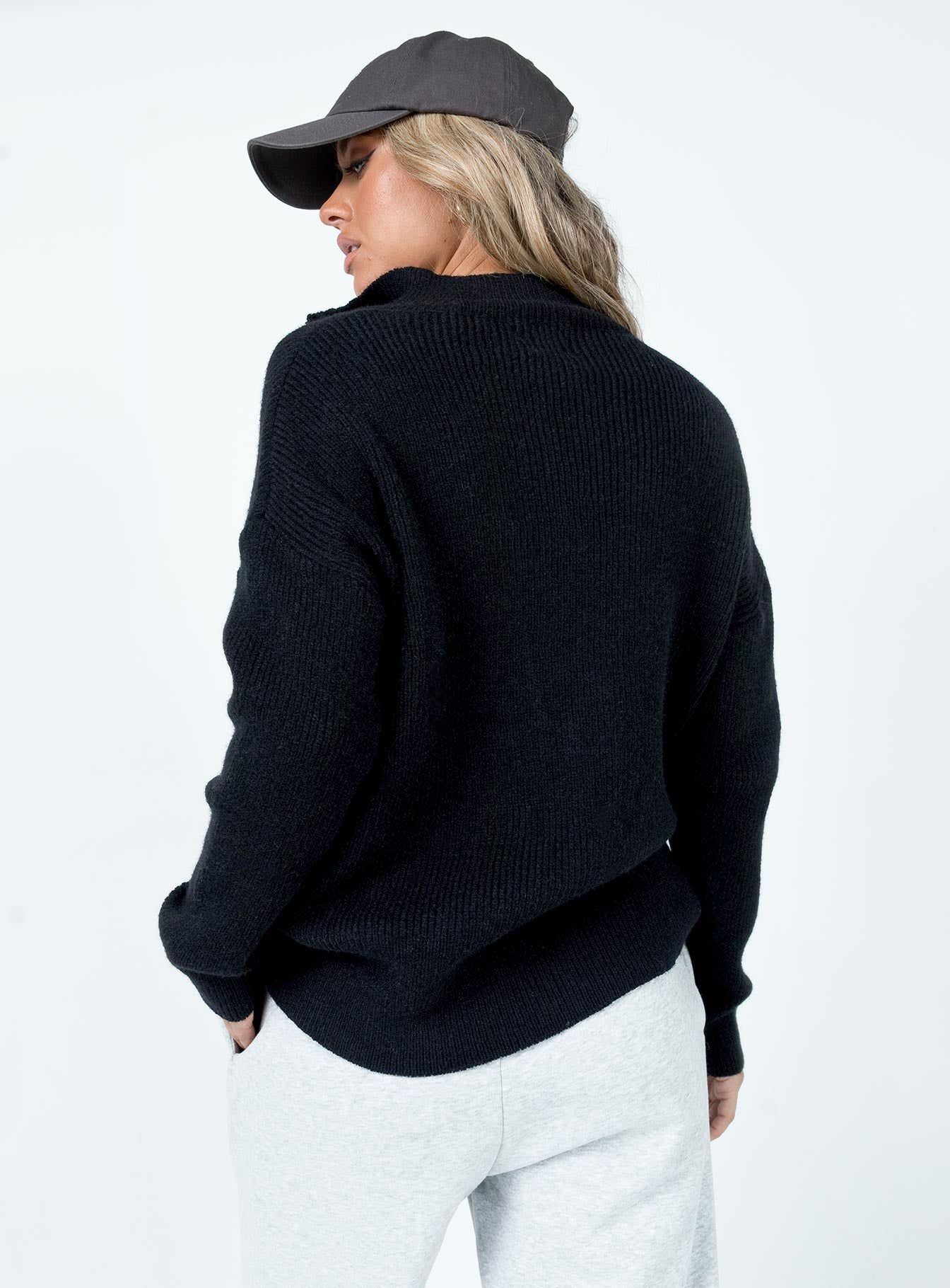 Bessy Sweater Black sold by Princess Polly product image thumbnail 4