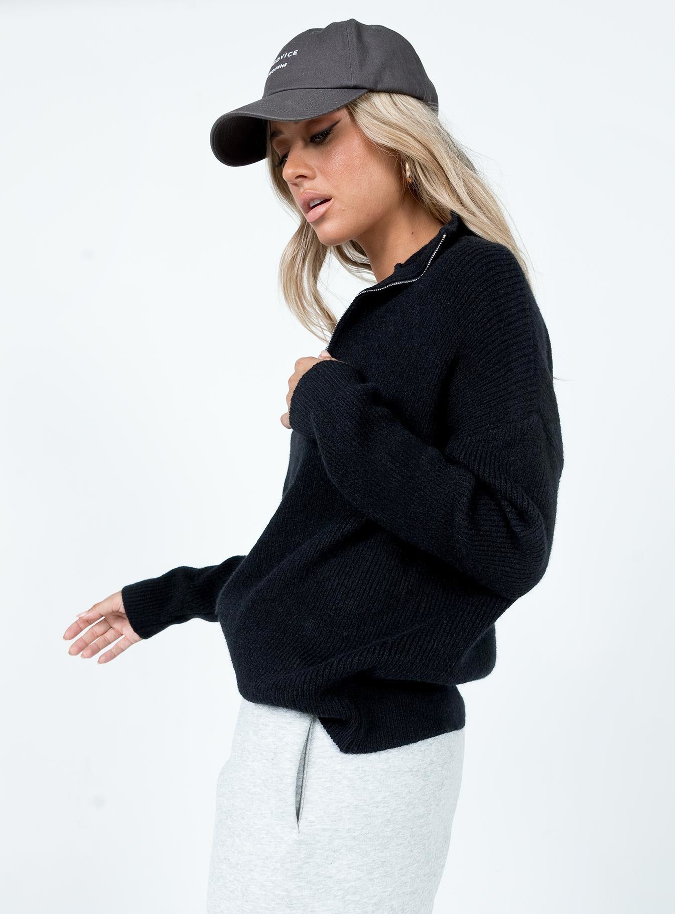 Bessy Sweater Black sold by Princess Polly product image thumbnail 3
