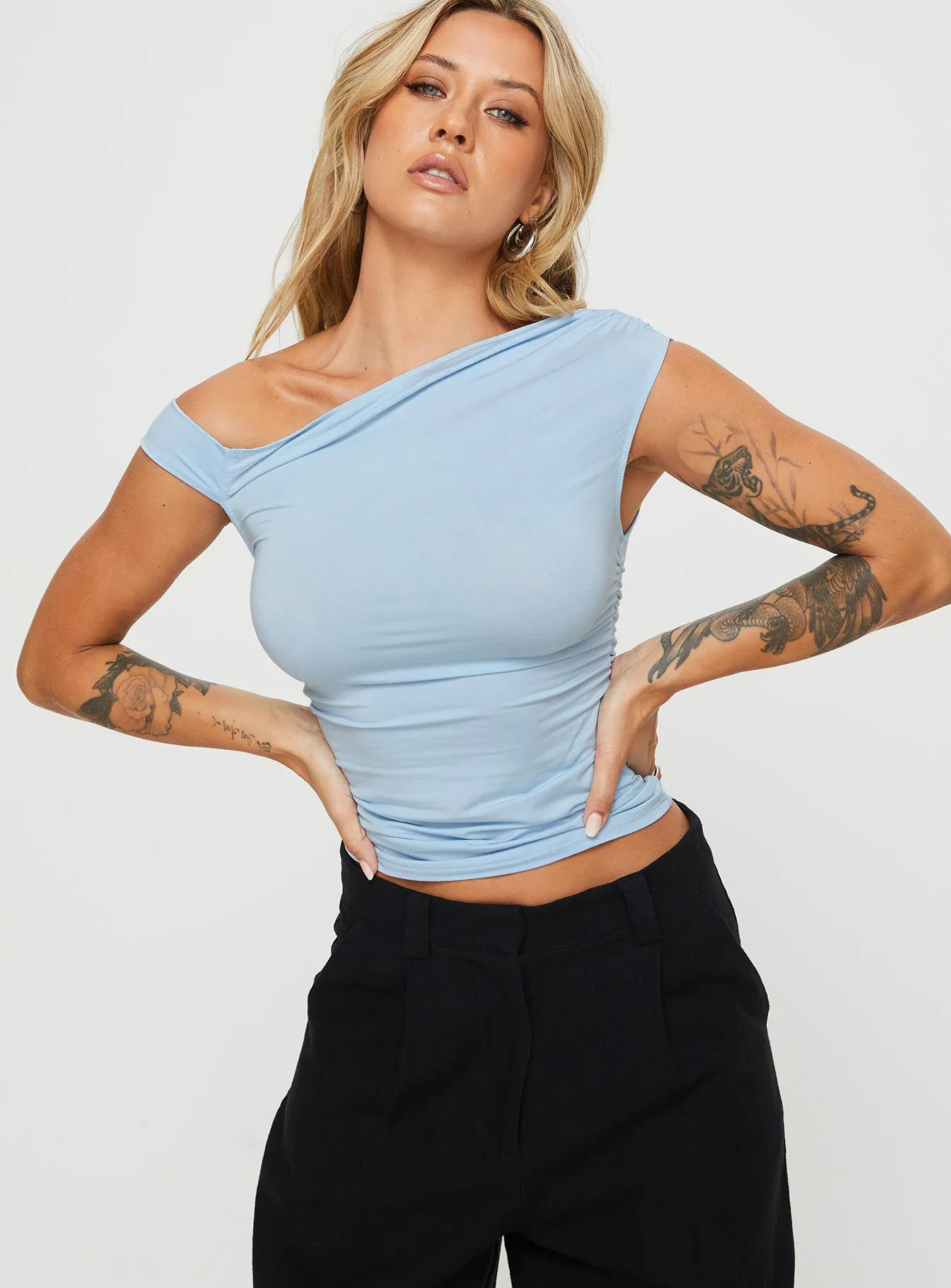 Beller Top Blue sold by Princess Polly product image thumbnail 2
